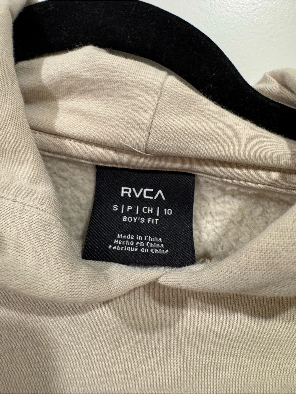 RVCA Cream Pullover Hoodie